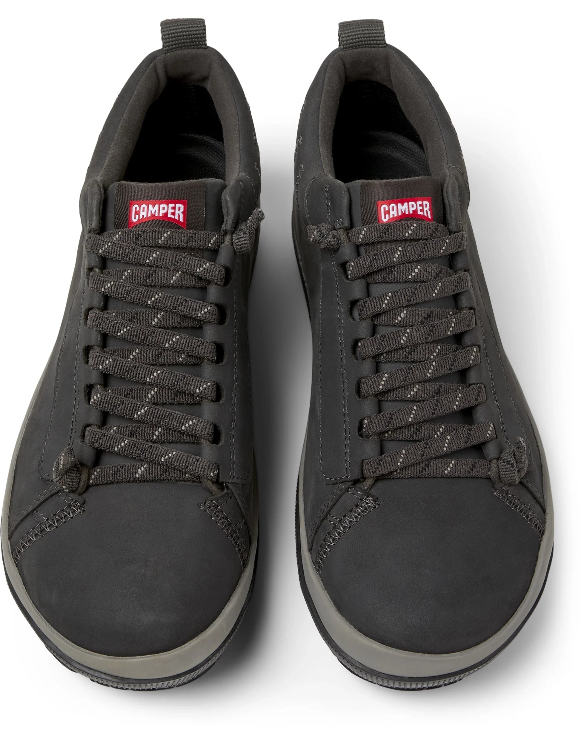 Botas Para Hombre De La Marca Camper Modelo Peu Pista Gm Travelbuck Meteor/Trail Somera-Negro De Color Gris