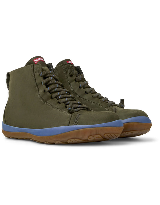 Botas Para Hombre De La Marca Camper Modelo Peu Pista Gm Travelbuck Ufo/Trail Pega-Miel De Color Verde