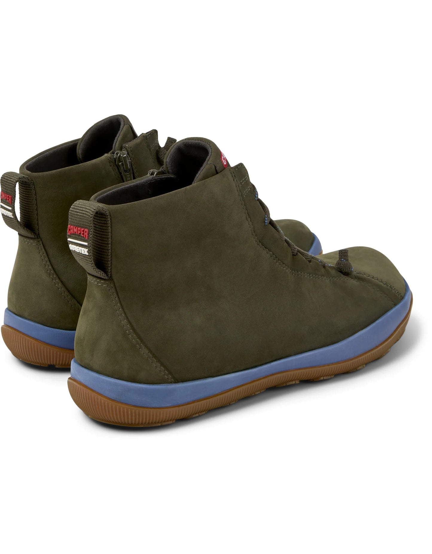 Botas Para Hombre De La Marca Camper Modelo Peu Pista Gm Travelbuck Ufo/Trail Pega-Miel De Color Verde