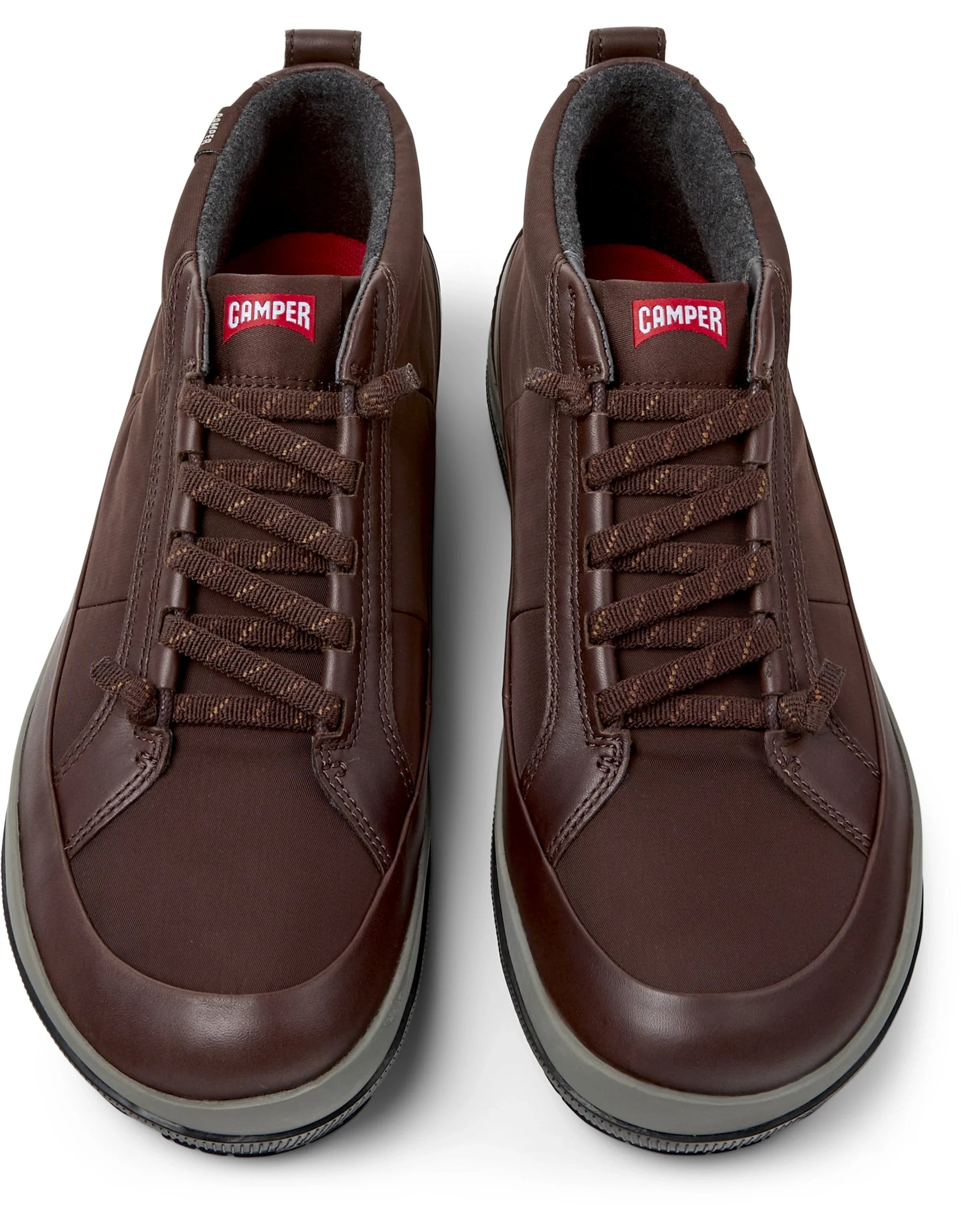 Botas Para Hombre De La Marca Camper Modelo Peu Pista Gm Triton Umber,Vega Umber/Tr.Somera-Negro De Color Marrón