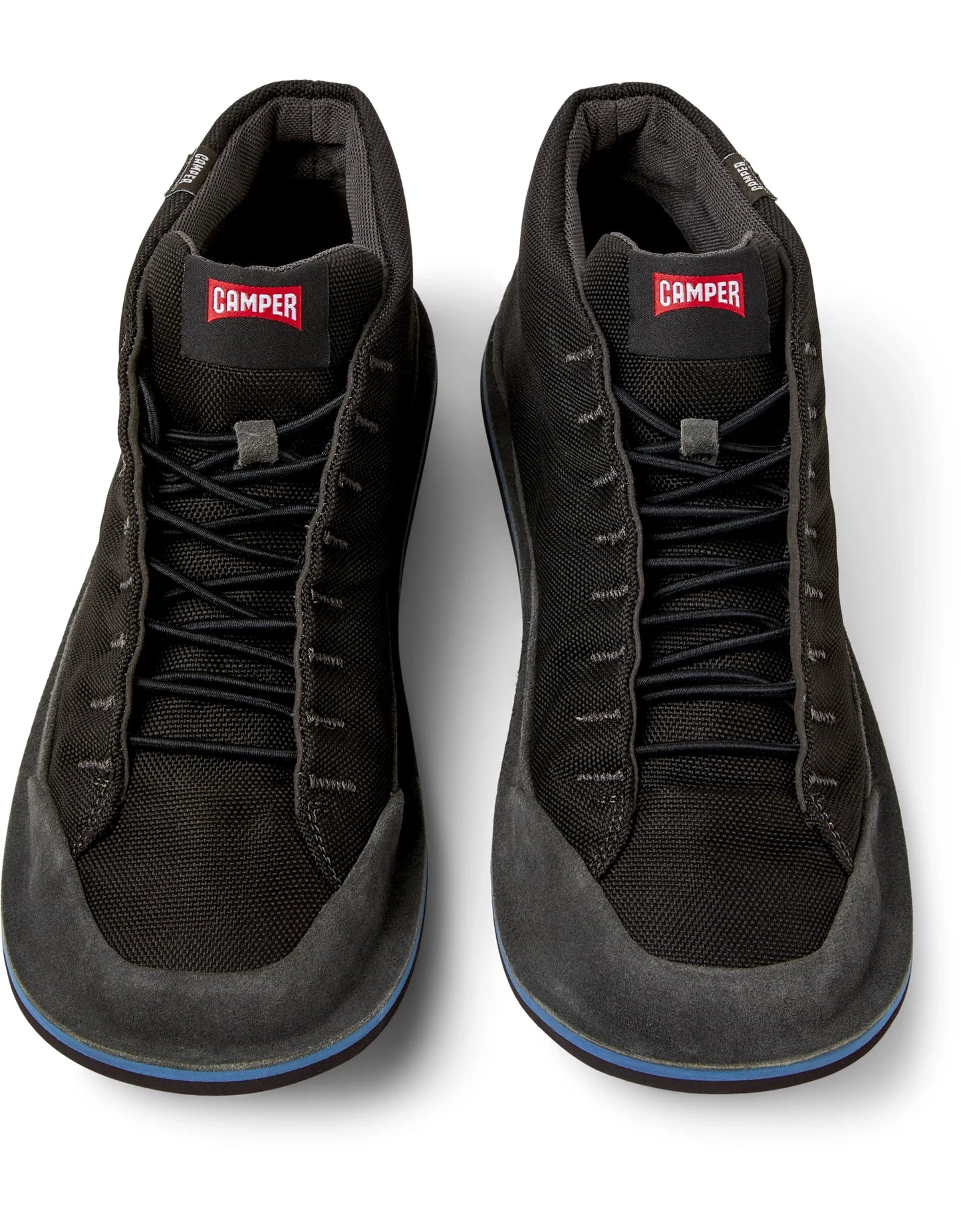 Botas Para Hombre De La Marca Camper Modelo Beetle Rug Meteor,Pong Negro/Hu.Ry Pega-Marrone De Color Negro