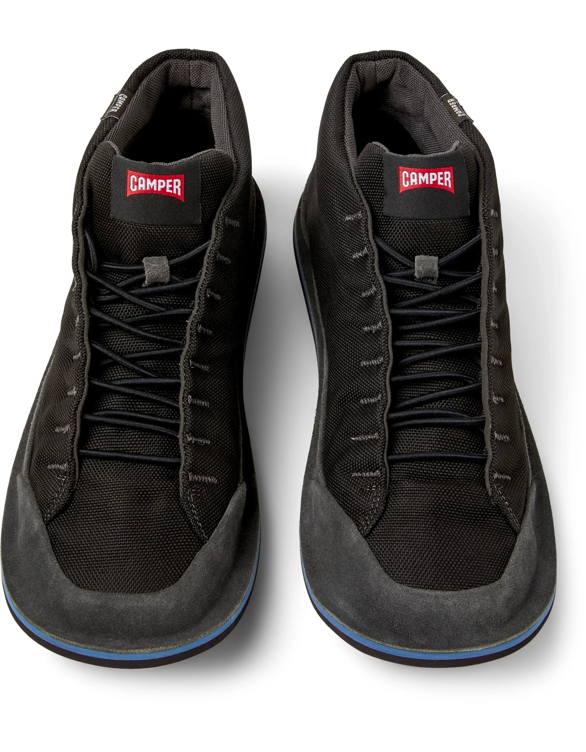 Botas Para Hombre De La Marca Camper Modelo Beetle Rug Meteor,Pong Negro/Hu.Ry Pega-Marrone De Color Negro