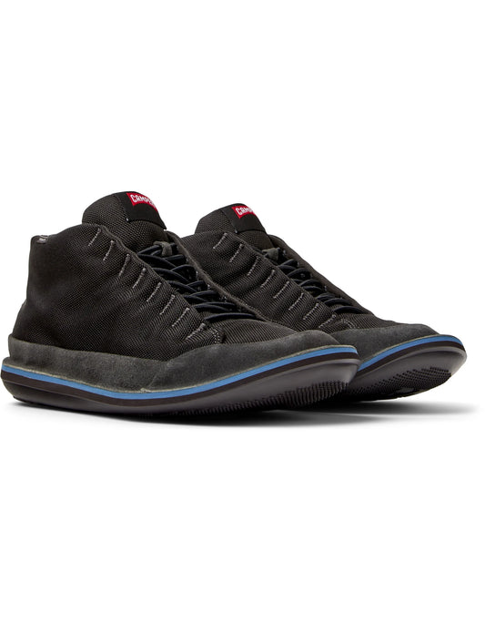 Botas Para Hombre De La Marca Camper Modelo Beetle Rug Meteor,Pong Negro/Hu.Ry Pega-Marrone De Color Negro
