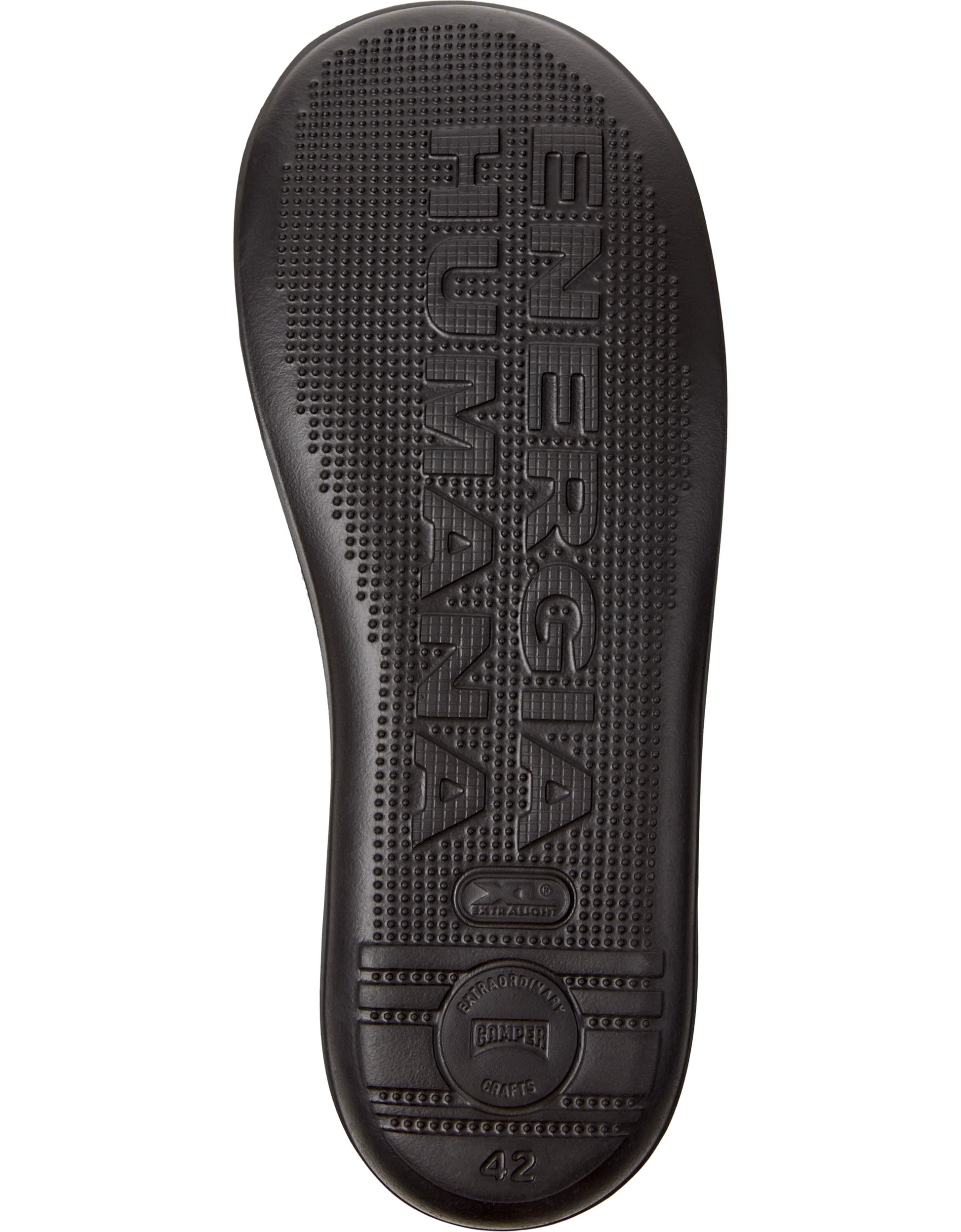 Botas Para Hombre De La Marca Camper Modelo Beetle Rug Meteor,Pong Negro/Hu.Ry Pega-Marrone De Color Negro
