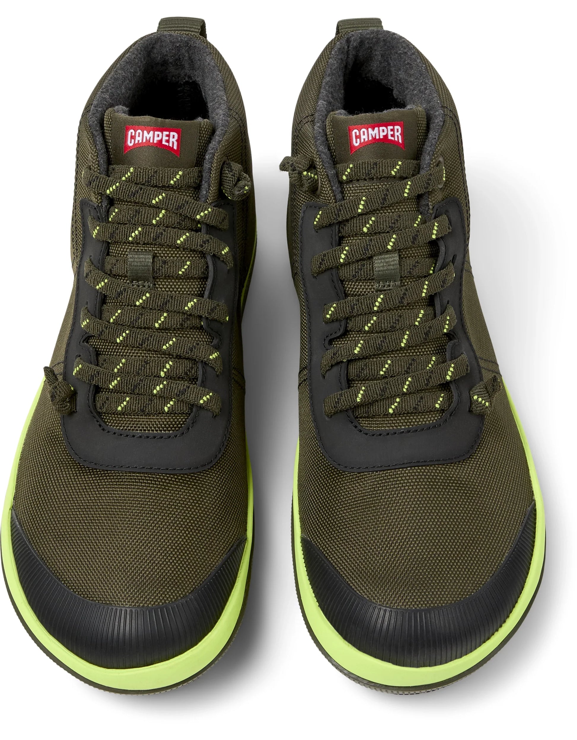 Botas Para Hombre De La Marca Camper Modelo Peu Pista Gm Pong Ufo/Trail Flavin-Ufo De Color Verde