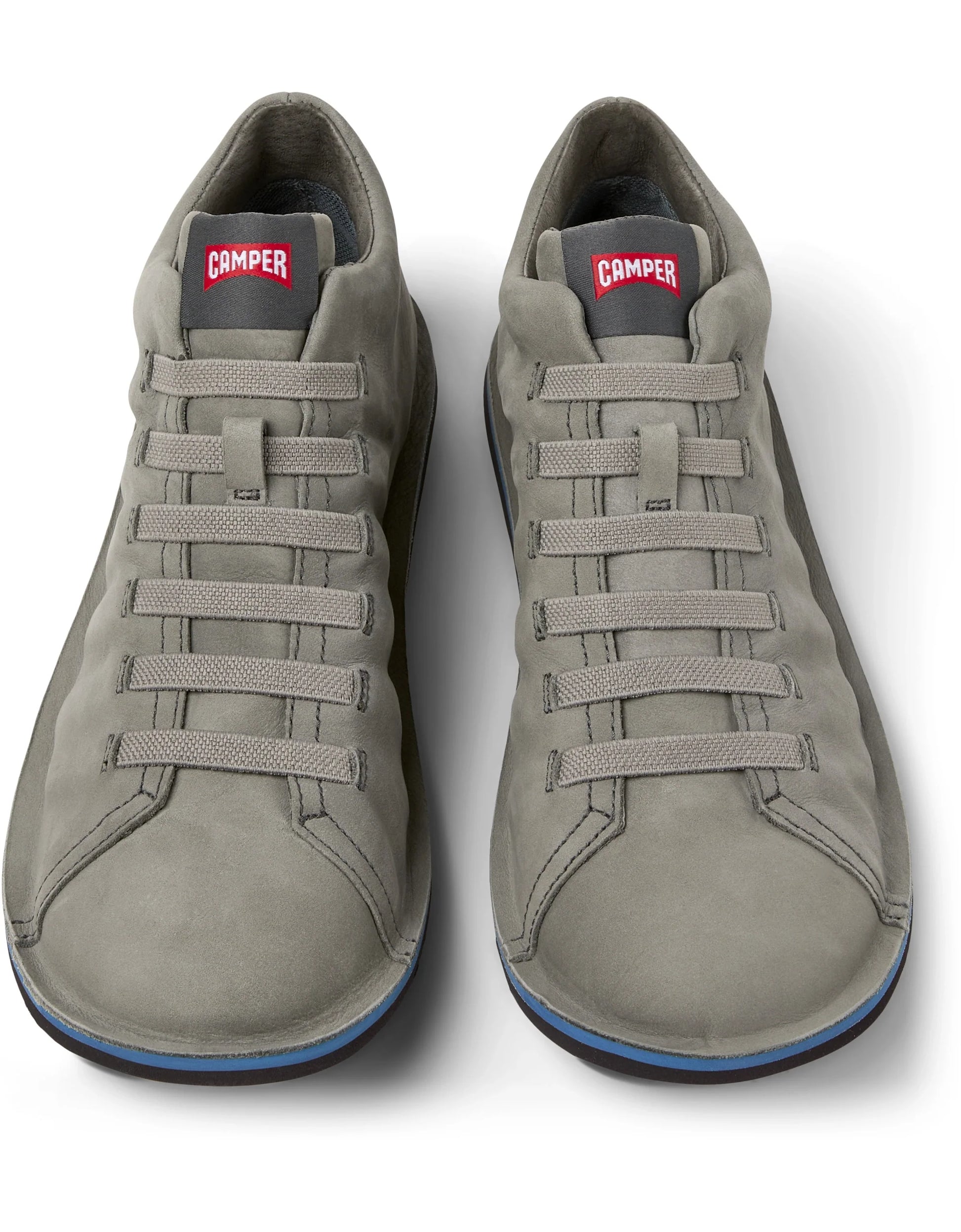 Botas Para Hombre De La Marca Camper Modelo Beetle Travelbuck Somera/Human Ry Pega-Marrone De Color Gris