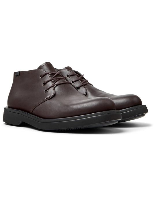 Botas Para Hombre De La Marca Camper Modelo Norman Domaine Umber/Norman Negro De Color Marrón
