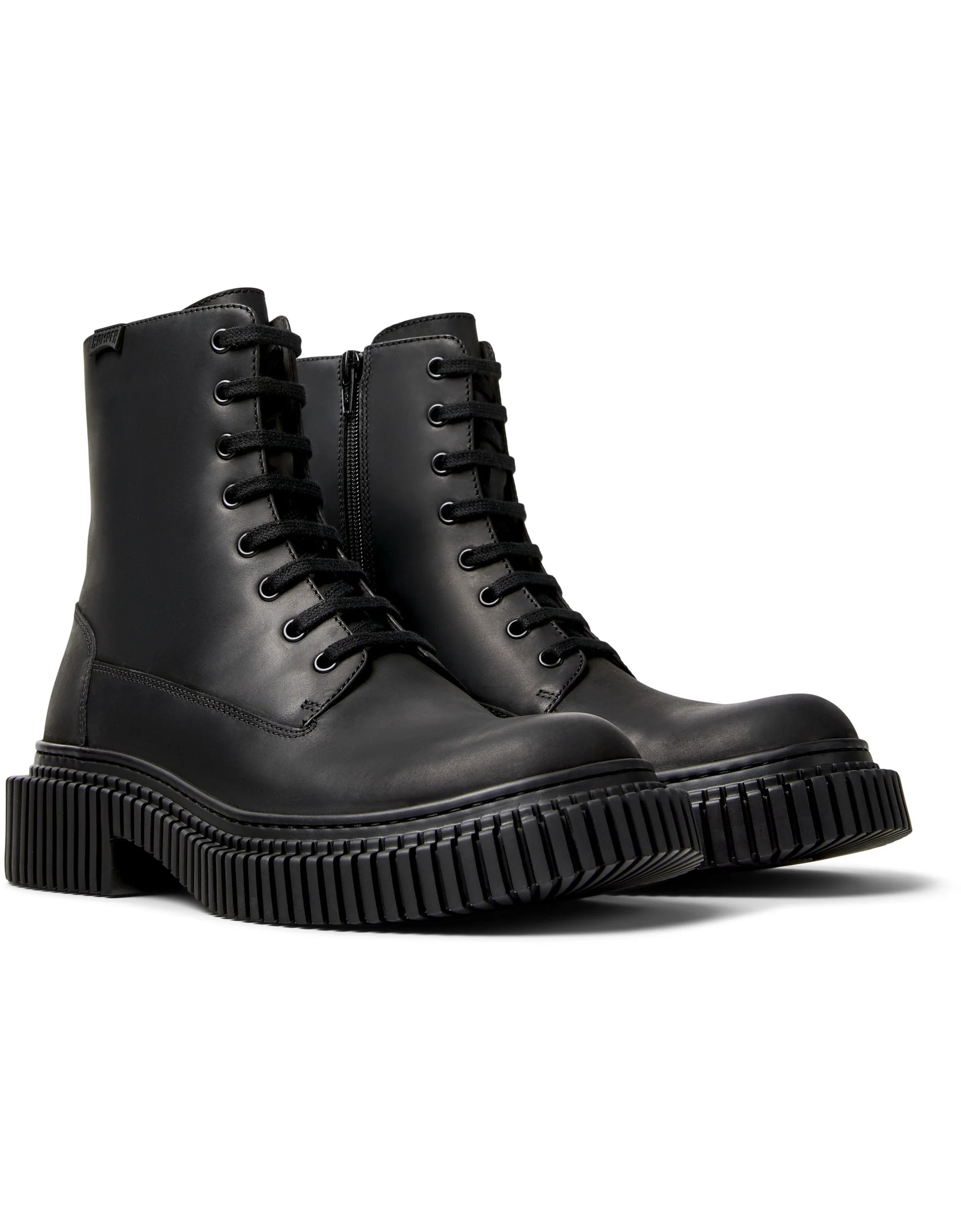 Botas Para Hombre De La Marca Camper Modelo Pix Berlin Crazyhorse Negro/Pix Berlin Negro De Color Negro