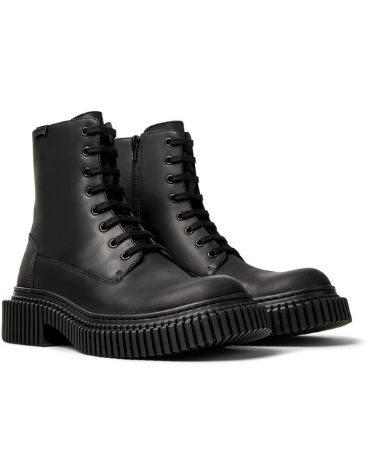 Botas Para Hombre De La Marca Camper Modelo Pix Berlin Crazyhorse Negro/Pix Berlin Negro De Color Negro