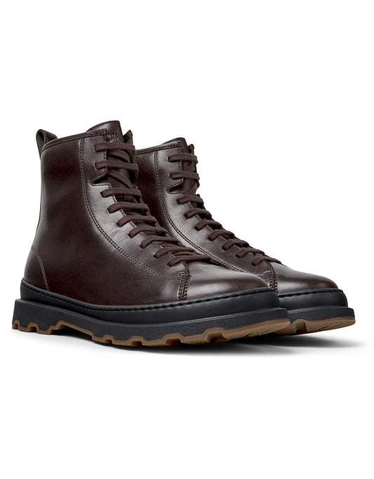 Botas Para Hombre De La Marca Camper Modelo Brutus+ Noray Umber/Brutus+ Negro-Miel De Color Marrón