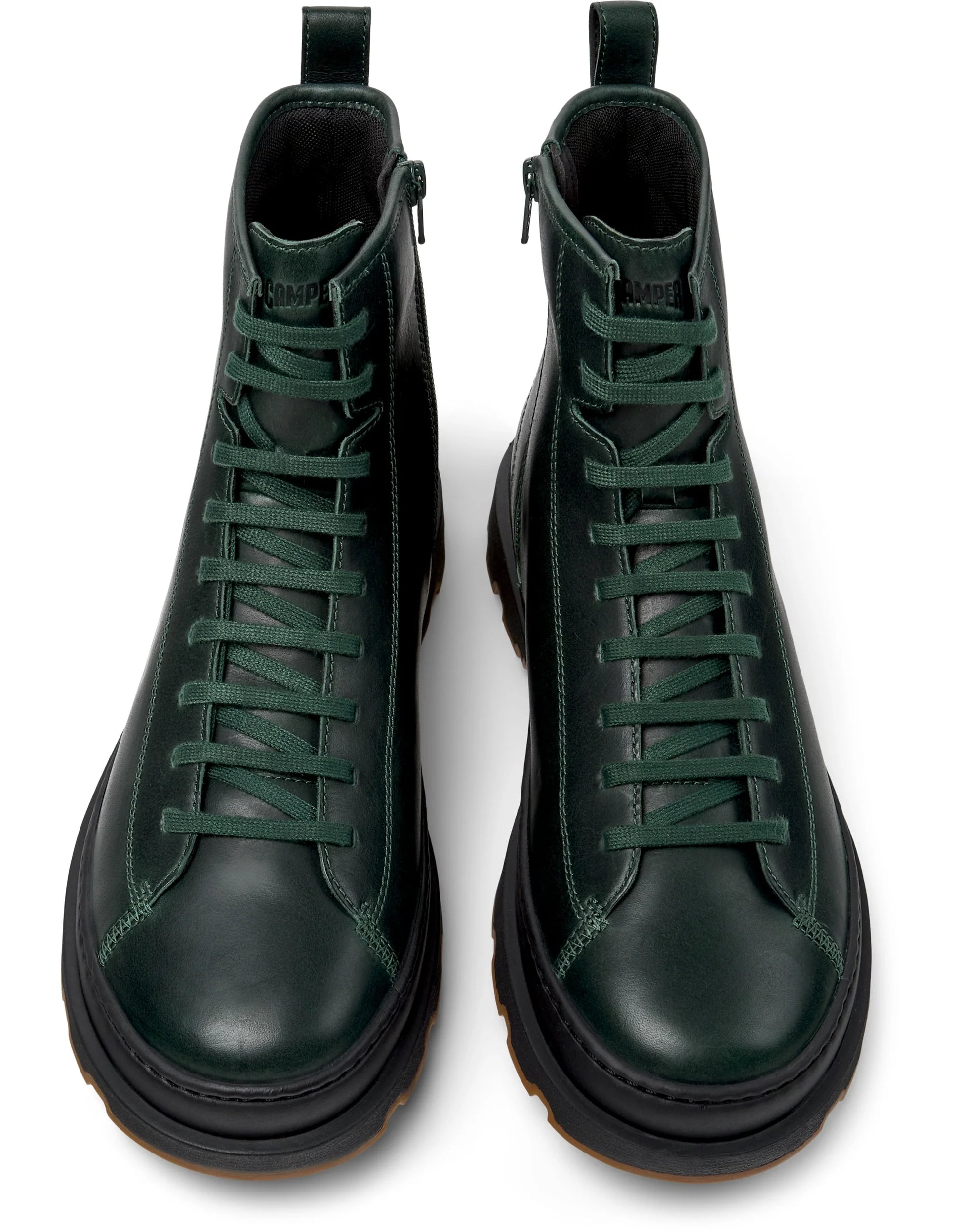 Botas Para Hombre De La Marca Camper Modelo Brutus+ Noray Arume/Brutus+ Negro-Miel De Color Verde