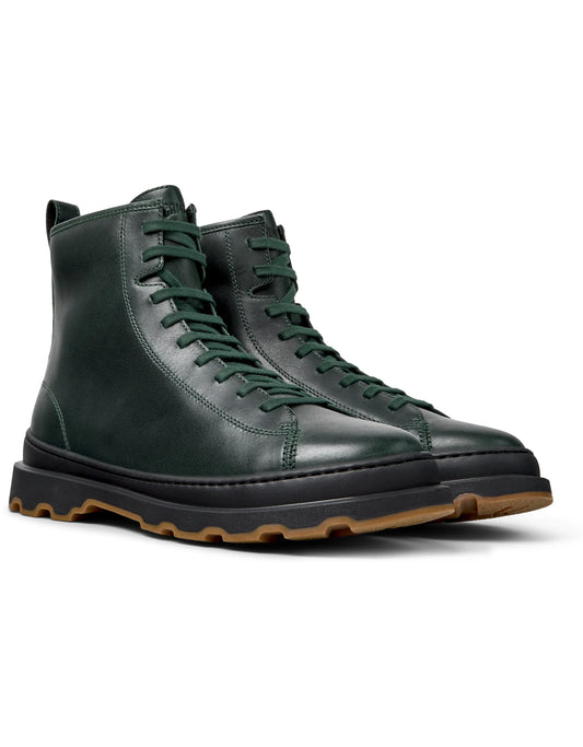 Botas Para Hombre De La Marca Camper Modelo Brutus+ Noray Arume/Brutus+ Negro-Miel De Color Verde
