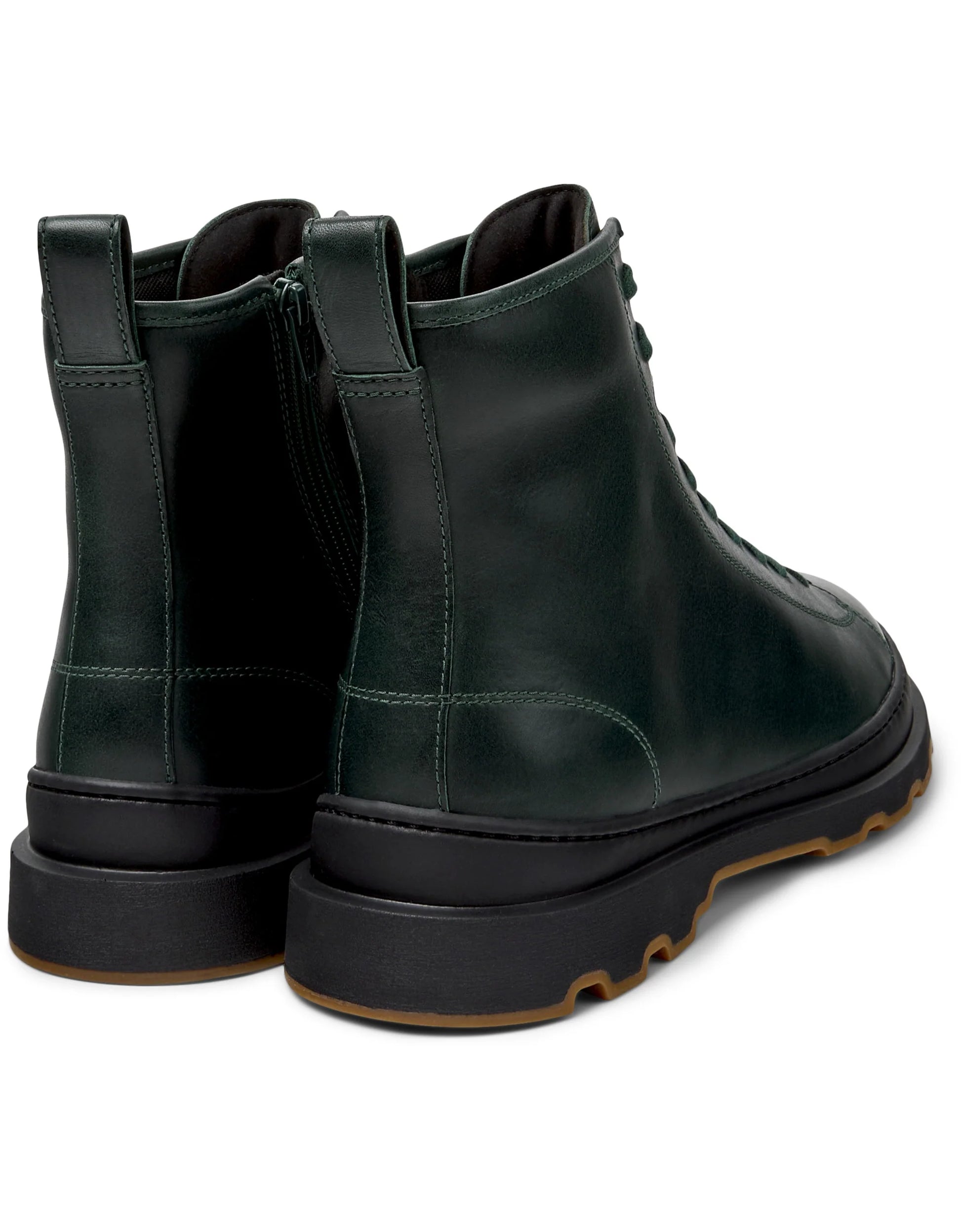 Botas Para Hombre De La Marca Camper Modelo Brutus+ Noray Arume/Brutus+ Negro-Miel De Color Verde