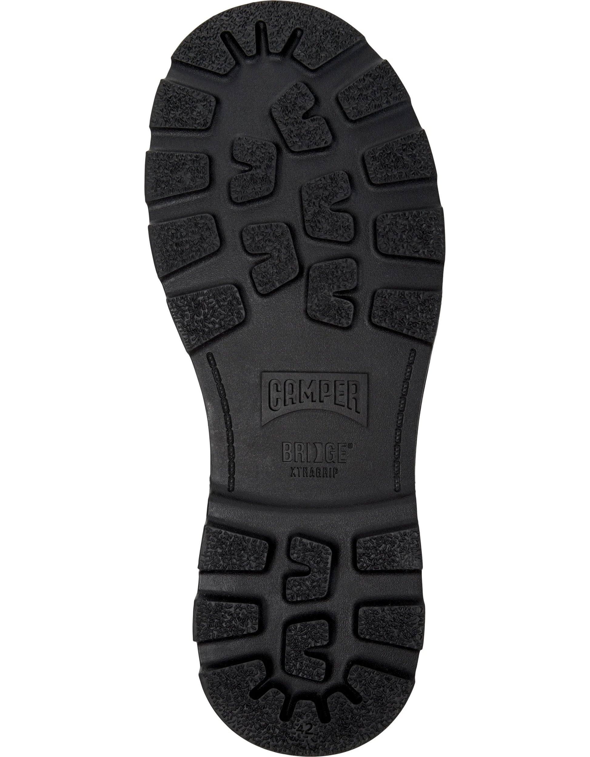 Botas Para Hombre De La Marca Camper Modelo Brutus+ Crazyhorse Negro/Brutus+ Negro De Color Negro