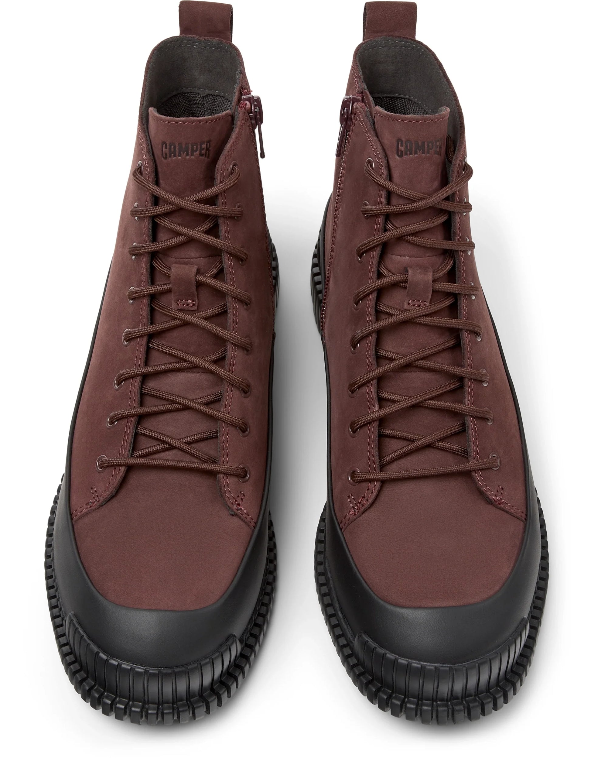 Botas Para Mujer De La Marca Camper Modelo Pix Velocity Negro,Drybuck Beizos/Pix Negro Multicolor