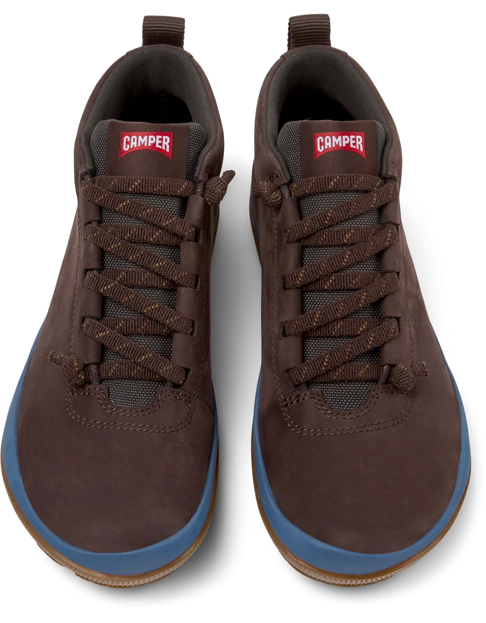 Botas Para Mujer De La Marca Camper Modelo Peu Pista Gm Travelb.Umber,Pong Meteor/Tra.Pega-Miel De Color Marrón
