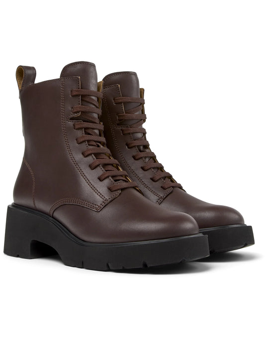 Botas Para Mujer De La Marca Camper Modelo Milah Domaine Umber/Milah Negro De Color Marrón