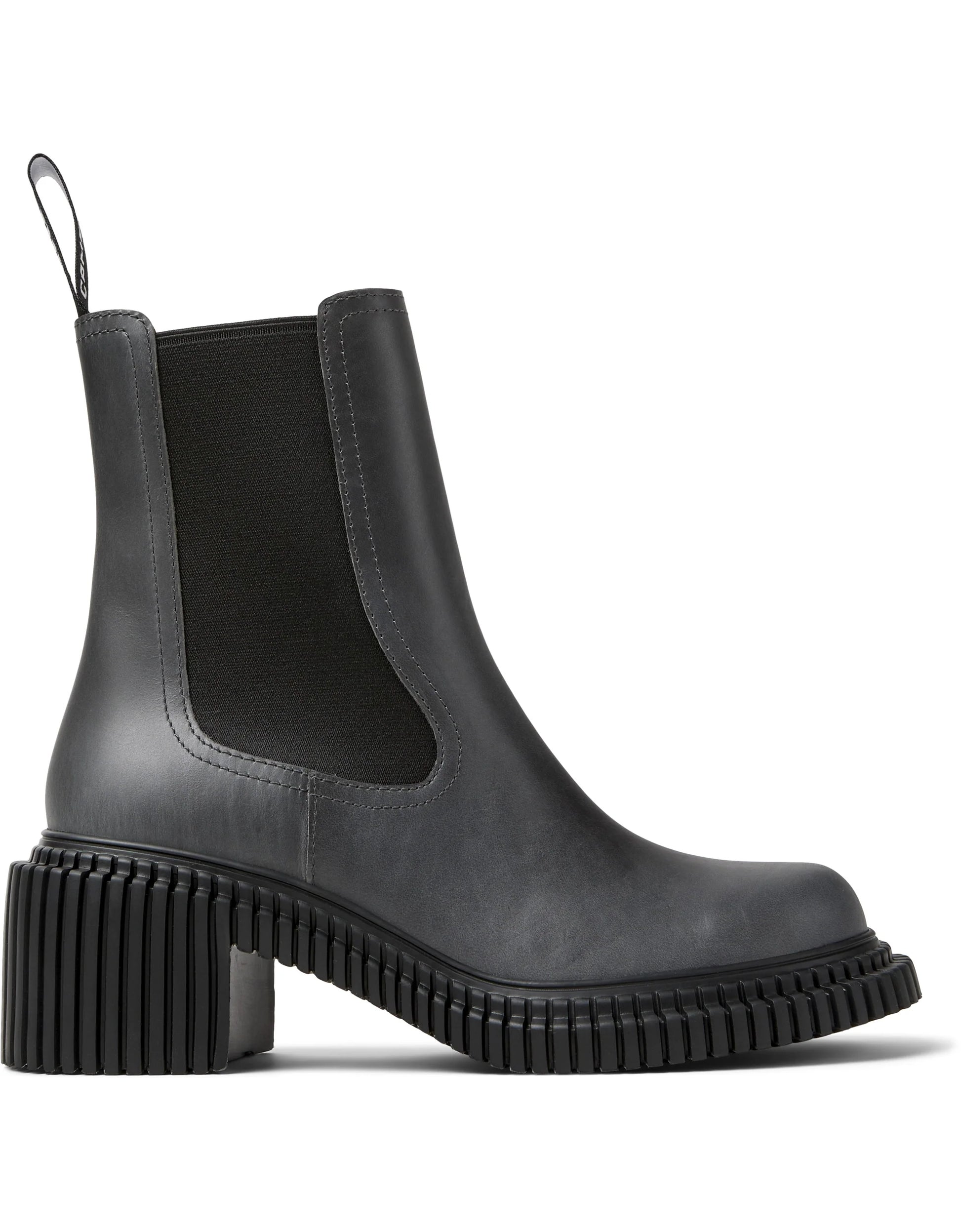 Botas Para Mujer De La Marca Camper Modelo Pix London Campus Corvo/Pix London Negro De Color Gris