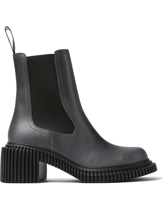 Botas Para Mujer De La Marca Camper Modelo Pix London Campus Corvo/Pix London Negro De Color Gris