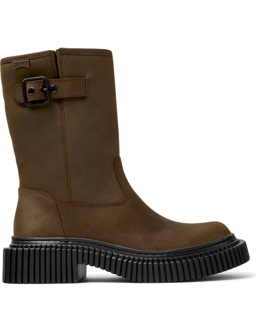 Botas Para Mujer De La Marca Camper Modelo Pix Berlin Crazyhorse Oleo/Pix Berlin Negro De Color Marrón
