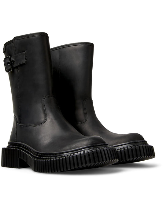 Botas Para Mujer De La Marca Camper Modelo Pix Berlin Crazyhorse Negro/Pix Berlin Negro De Color Negro