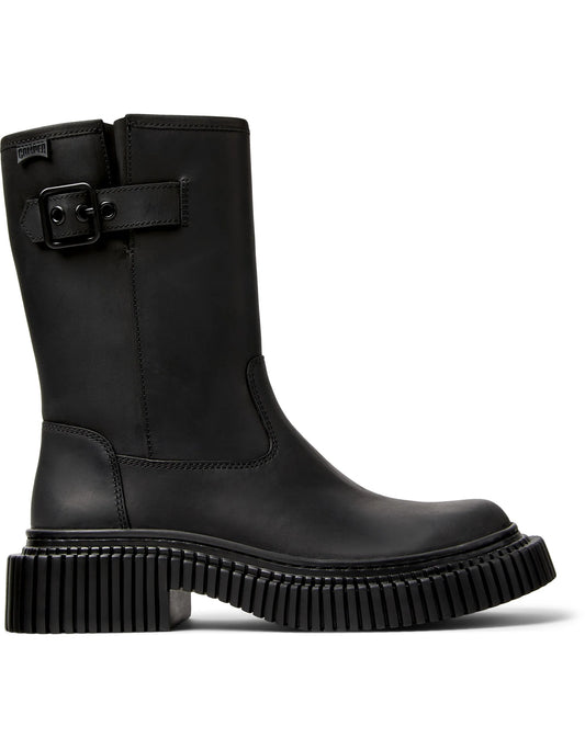 Botas Para Mujer De La Marca Camper Modelo Pix Berlin Crazyhorse Negro/Pix Berlin Negro De Color Negro