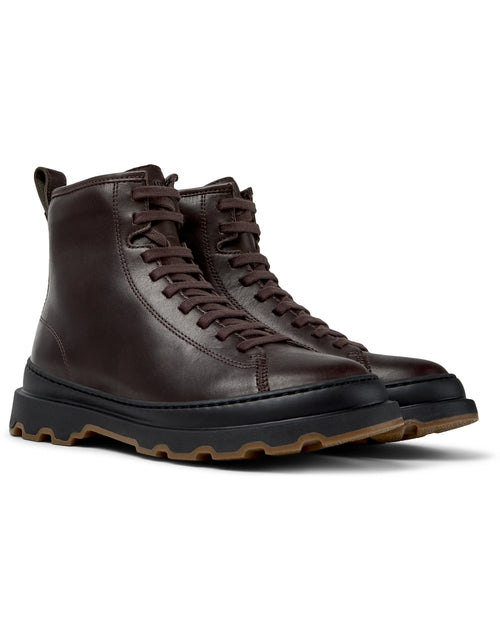 Botas Para Mujer De La Marca Camper Modelo Brutus+ Noray Umber/Brutus+ Negro-Miel De Color Marrón