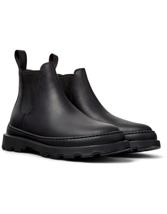 Botas Para Mujer De La Marca Camper Modelo Brutus+ Crazyhorse Negro/Brutus+ Negro De Color Negro