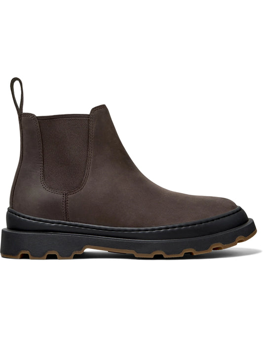 Botas Para Mujer De La Marca Camper Modelo Brutus+ Crazyhorse Umber/Brutus+ Negro-Miel De Color Marrón