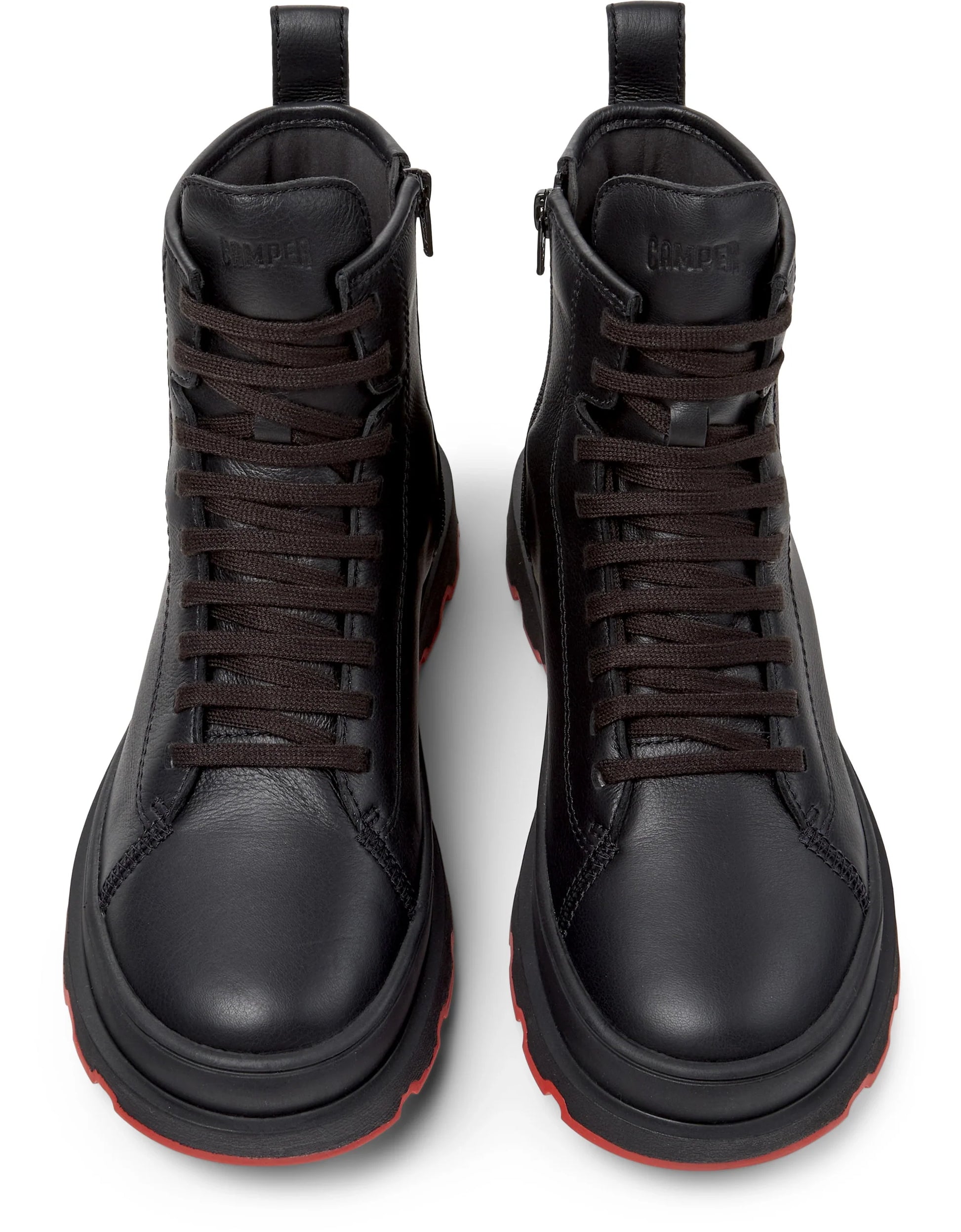 Botas Para Mujer De La Marca Camper Modelo Brutus+ Guard Negro/Brutus+ Negro-Barco De Color Negro