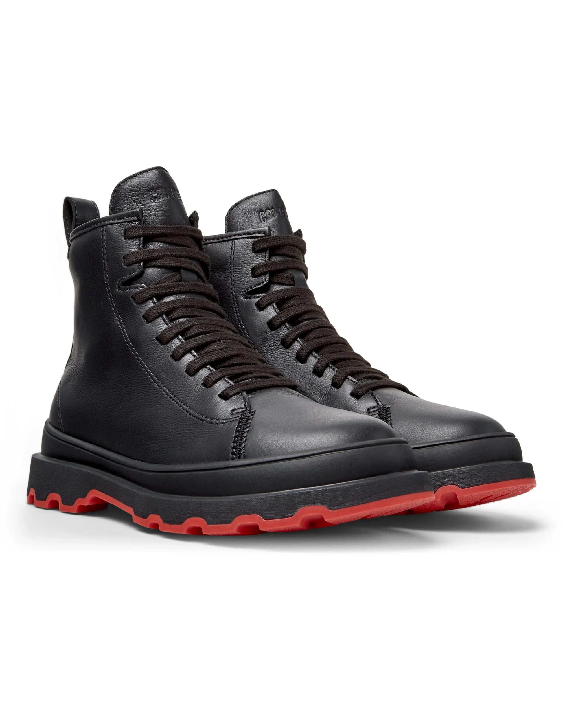 Botas Para Mujer De La Marca Camper Modelo Brutus+ Guard Negro/Brutus+ Negro-Barco De Color Negro