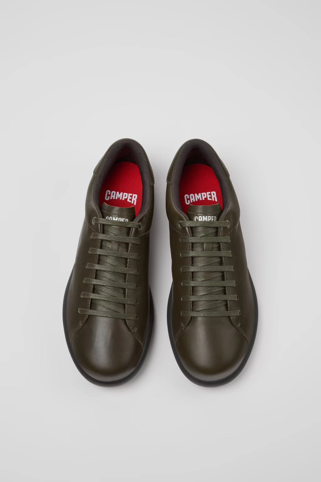 CAMPER Psoller DARK Green: green shoes for men
