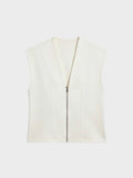GISELA | CHALECOS | MUJER | CHALECO BEIGE CLARO | BEIGE