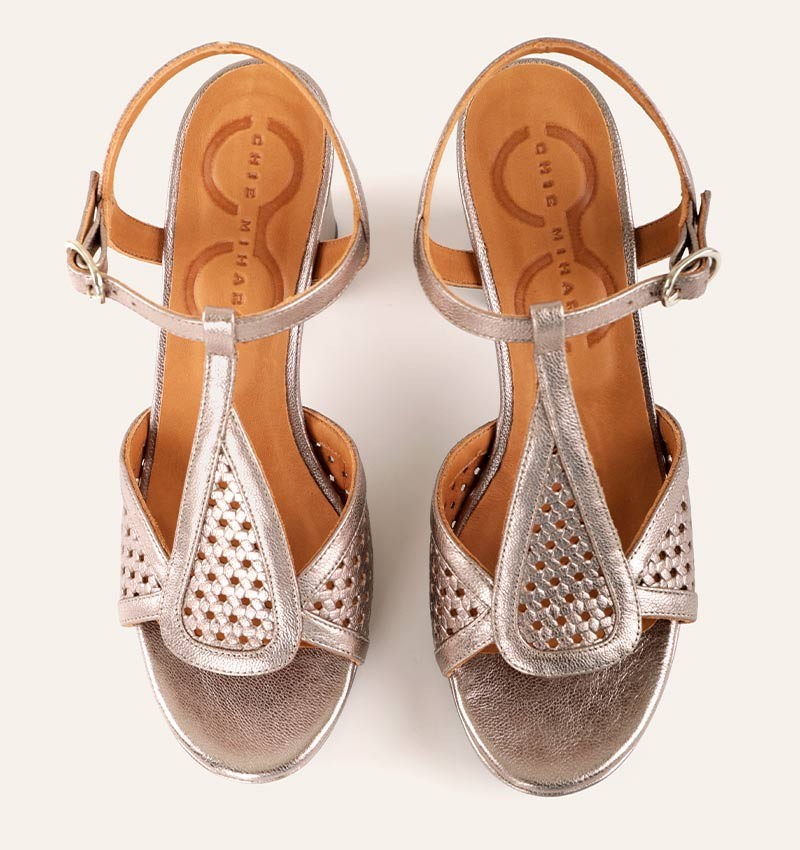 CHIE MIHARA | ZAPATOS DE VESTIR | MUJER | KESIRA | DORADO