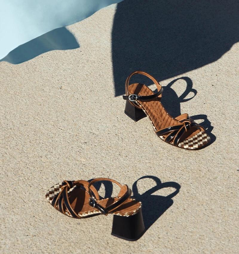CHIE MIHARA Leilah Negro: sort sandaler til kvinder