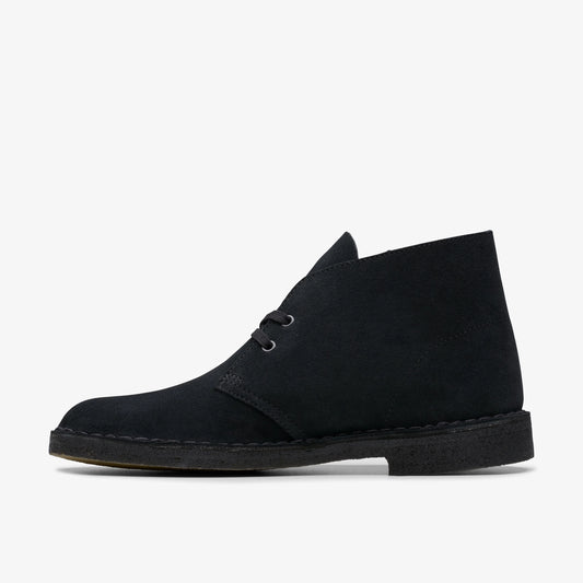 Botas De La Marca Clarks  Para Hombre Modelo Desert Boot Black Sde En Color Negro
