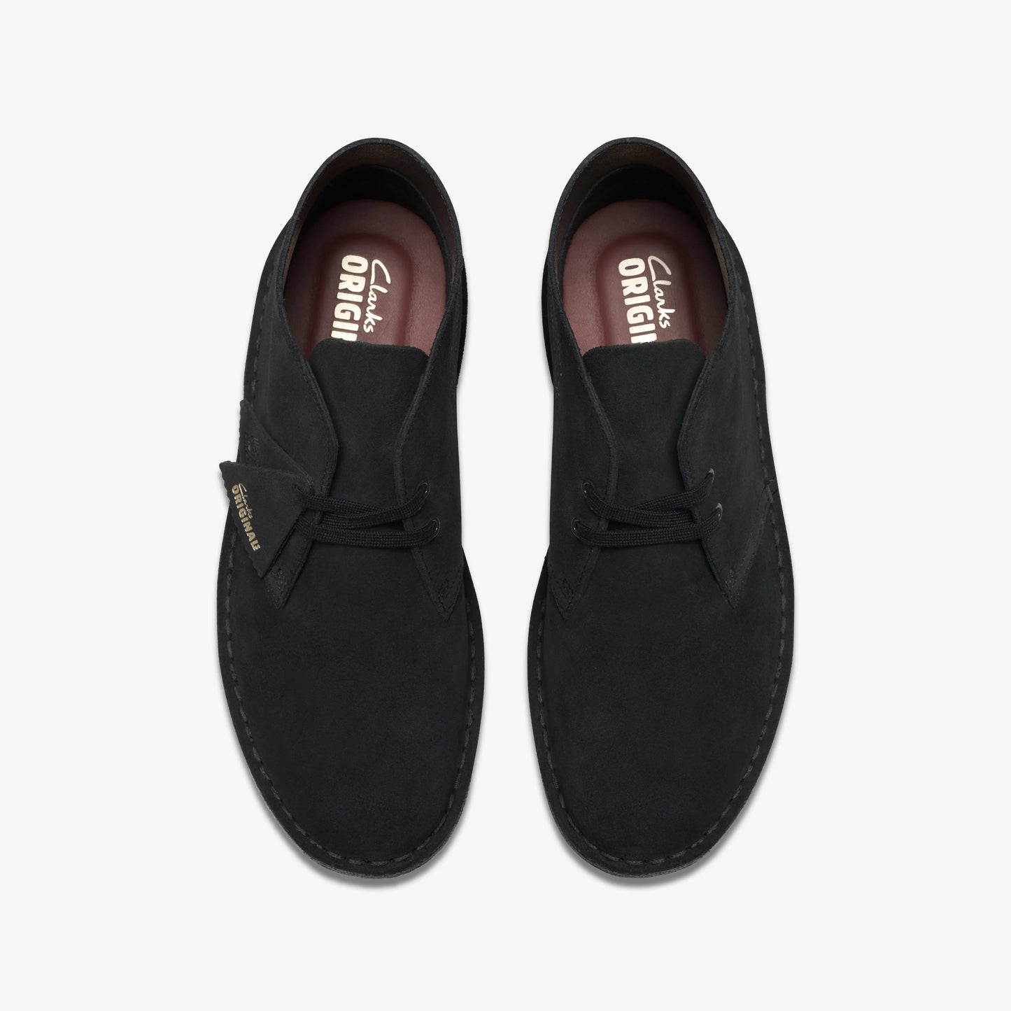 Botas De La Marca Clarks  Para Hombre Modelo Desert Boot Black Sde En Color Negro