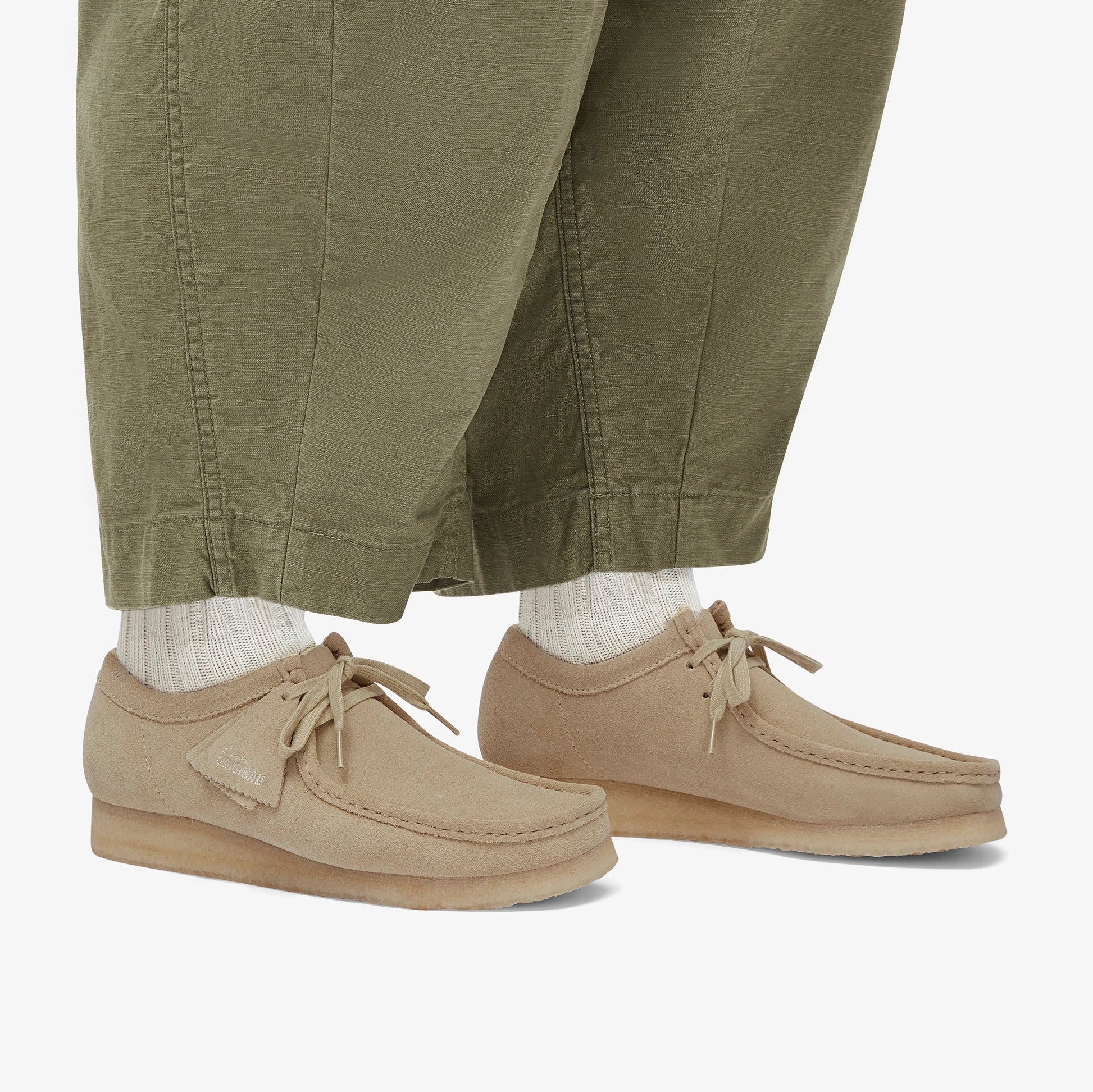 zapatos casual para hombre marca clarks modelo wallabee 