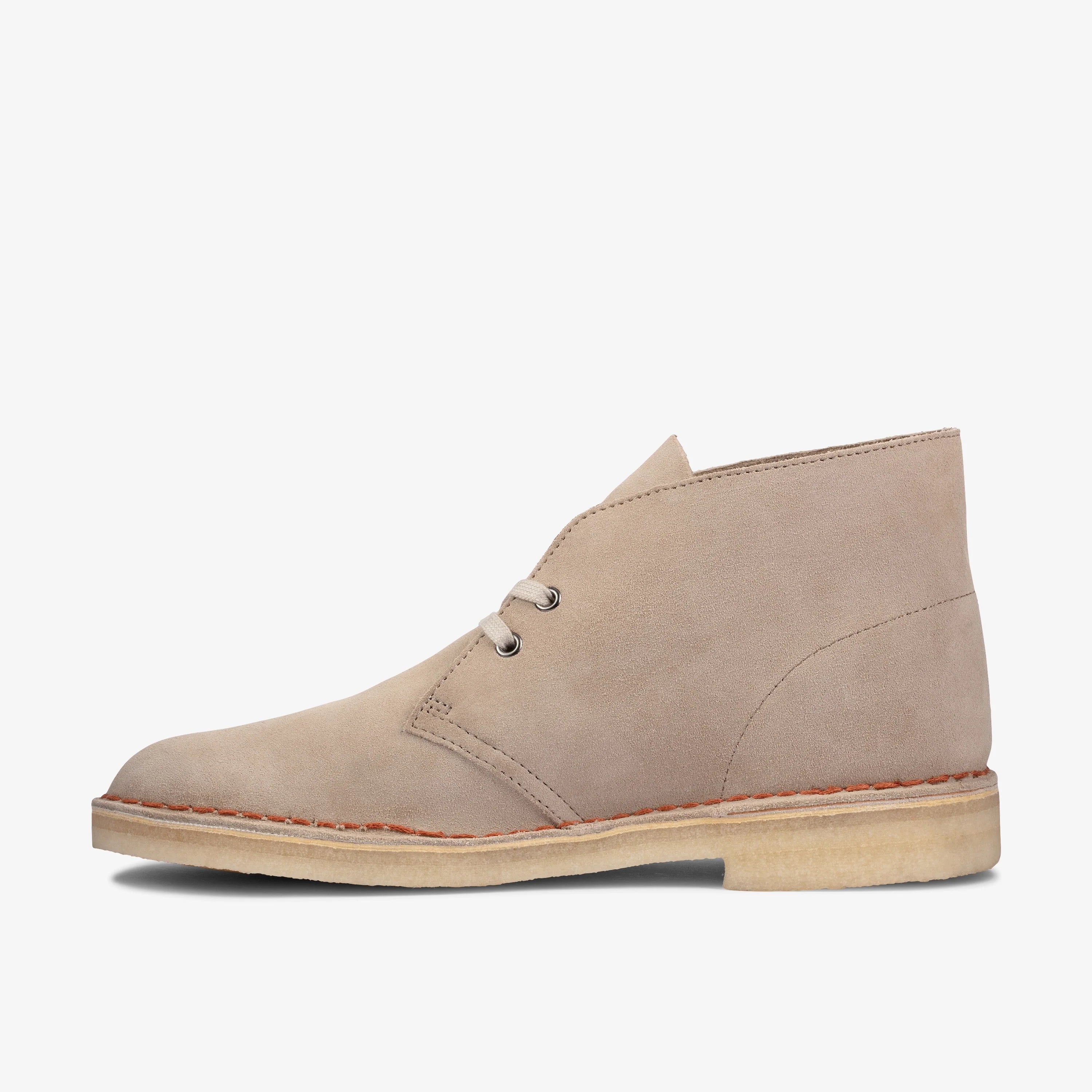 Botas De La Marca Clarks  Para Hombre Modelo Desert Boot Sand Suede En Color Beige
