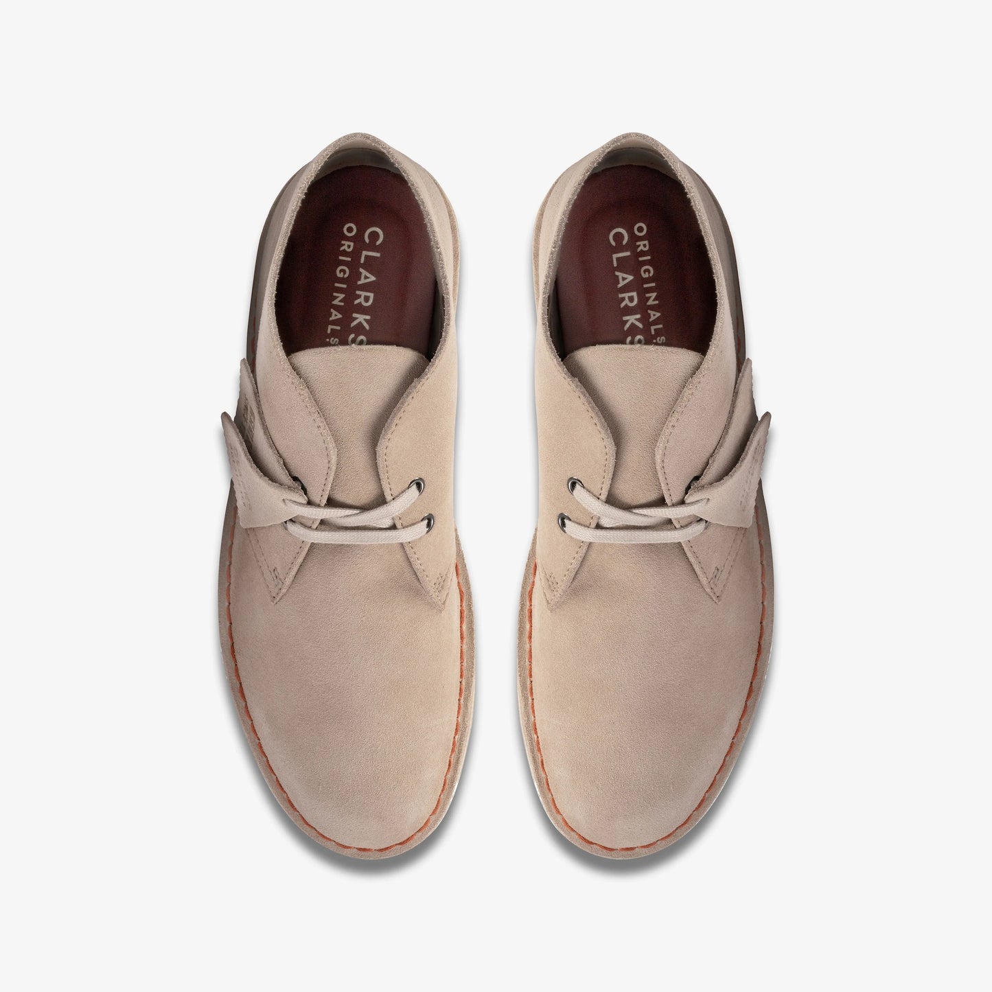 Botas De La Marca Clarks  Para Hombre Modelo Desert Boot Sand Suede En Color Beige