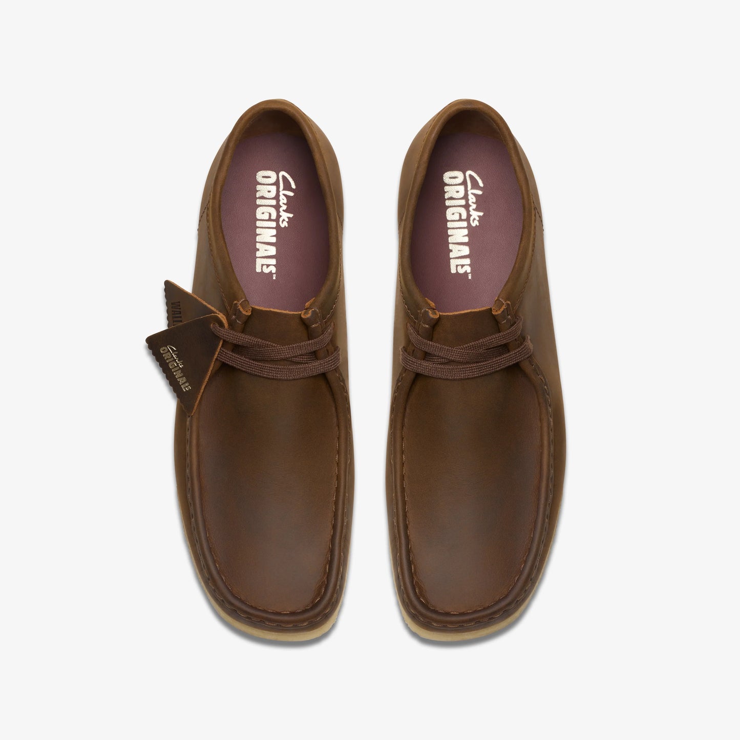 Zapatos Casual De La Marca Clarks  Para Hombre Modelo Wallabee Beeswax En Color Marrón