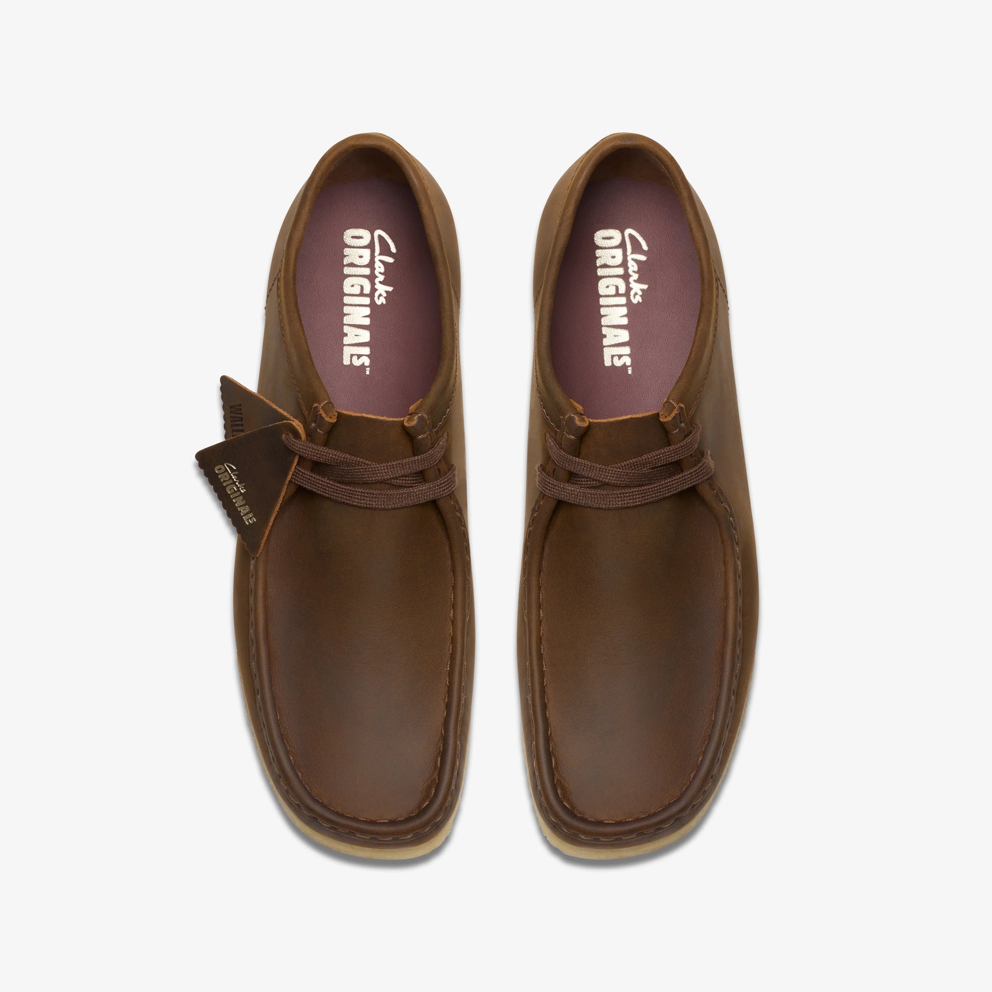 Zapatos Casual De La Marca Clarks  Para Hombre Modelo Wallabee Beeswax En Color Marrón