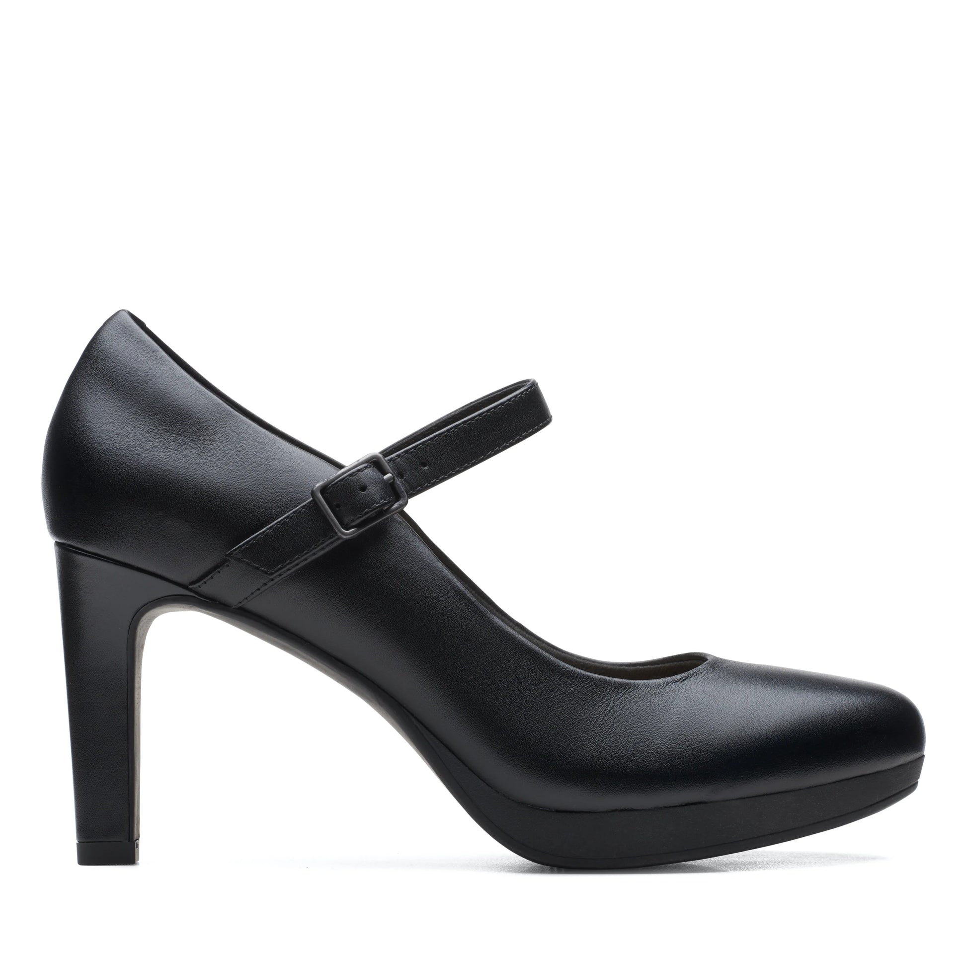 Zapatos De Vestir De La Marca Clarks  Para Mujer Modelo Ambyr Shine Black Leather En Color Negro