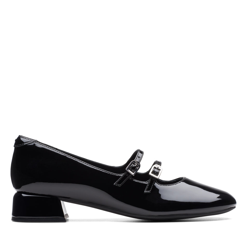 CLARKS | DRESS SHOES | WOMEN'S | DAISS30 SHINE BLACK PATENT | BLACK