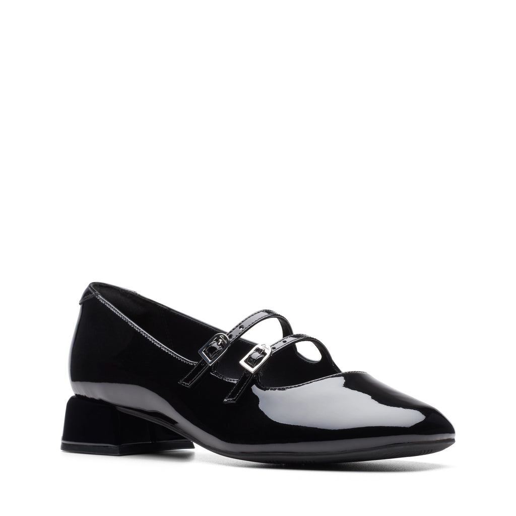 CLARKS | DRESS SHOES | WOMEN'S | DAISS30 SHINE BLACK PATENT | BLACK
