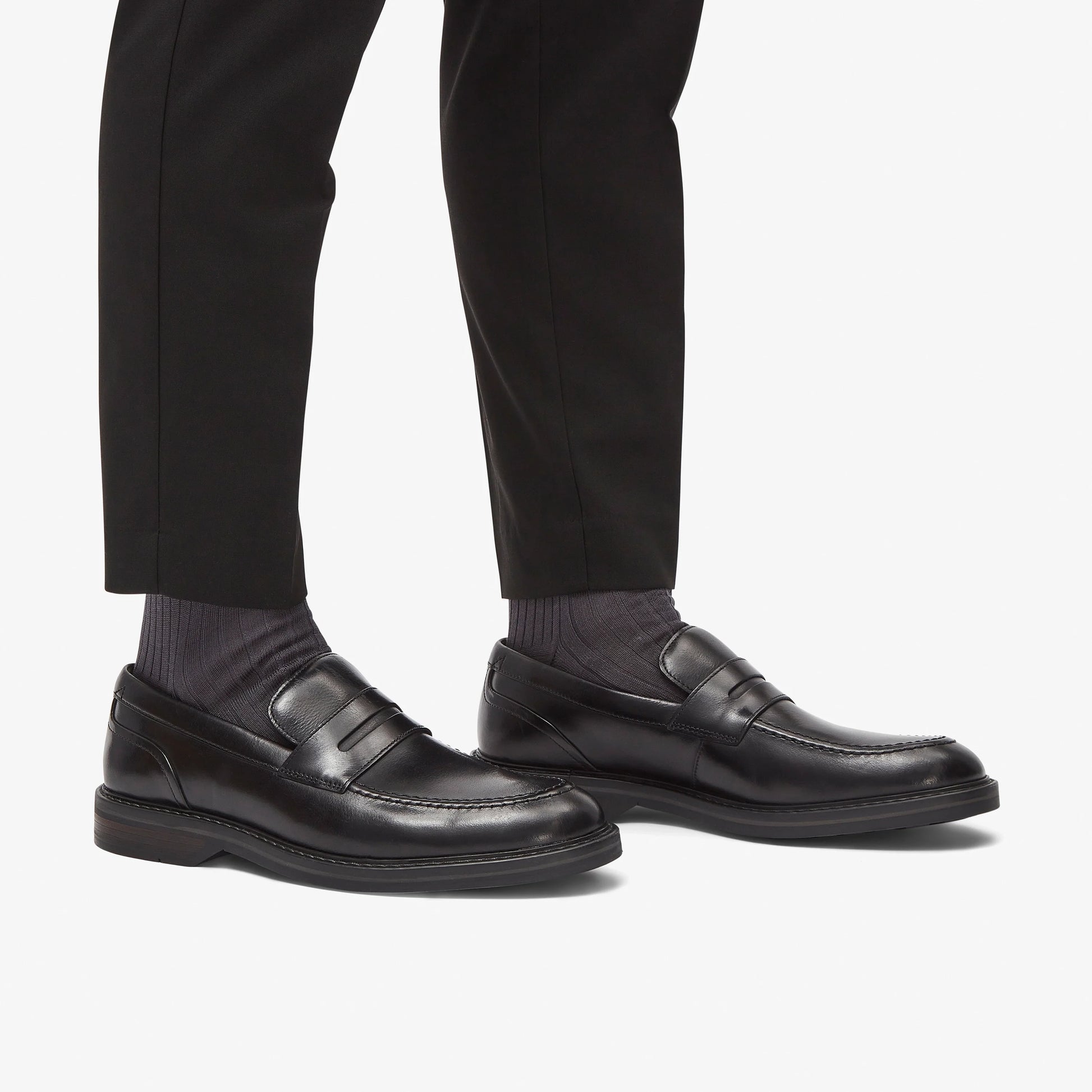 Zapatos De Vestir De La Marca Clarks  Para Hombre Modelo Craftjames Lo Black Leather En Color Negro