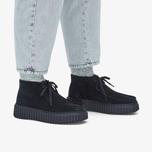 CLARKS | BOTINES | MUJER | TORHILL MOSS BLACK SUEDE | NEGRO