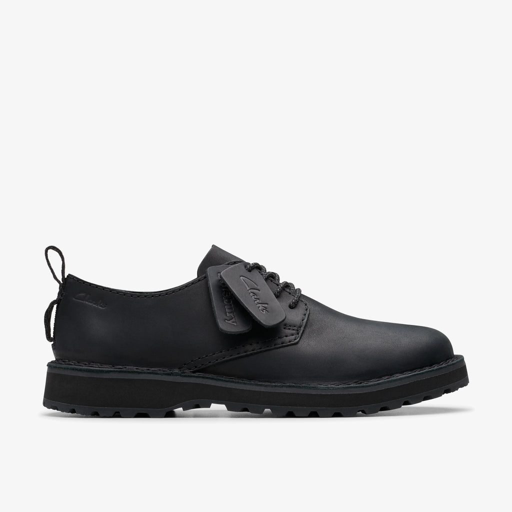 Zapatos Casual De La Marca Clarks  Para Hombre Modelo Solsbury Lace Black Leather En Color Negro