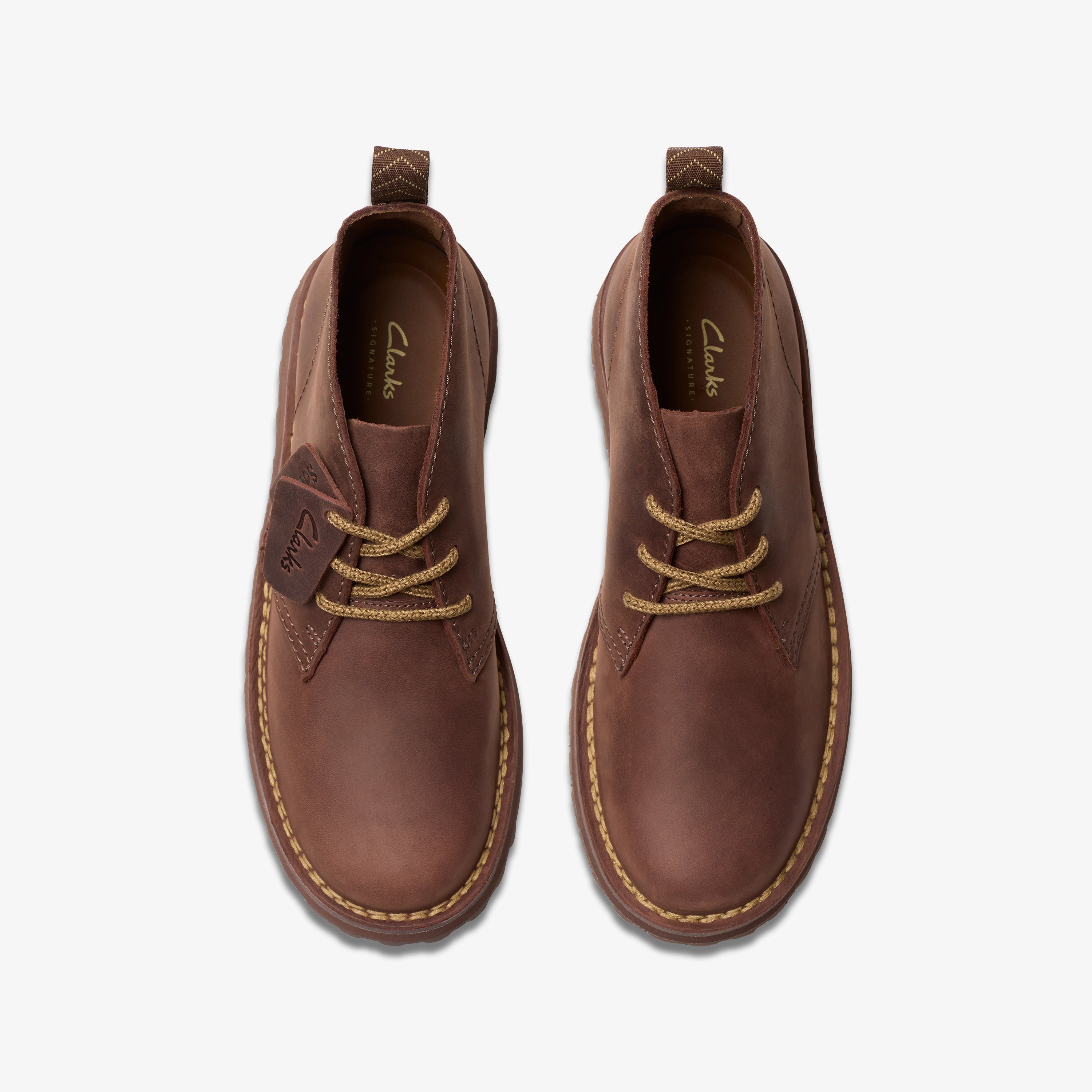 CLARKS | BOTINES | HOMBRE | SOLSBURY DESERT BOOT DARK BROWN LEATHER | MARRÓN