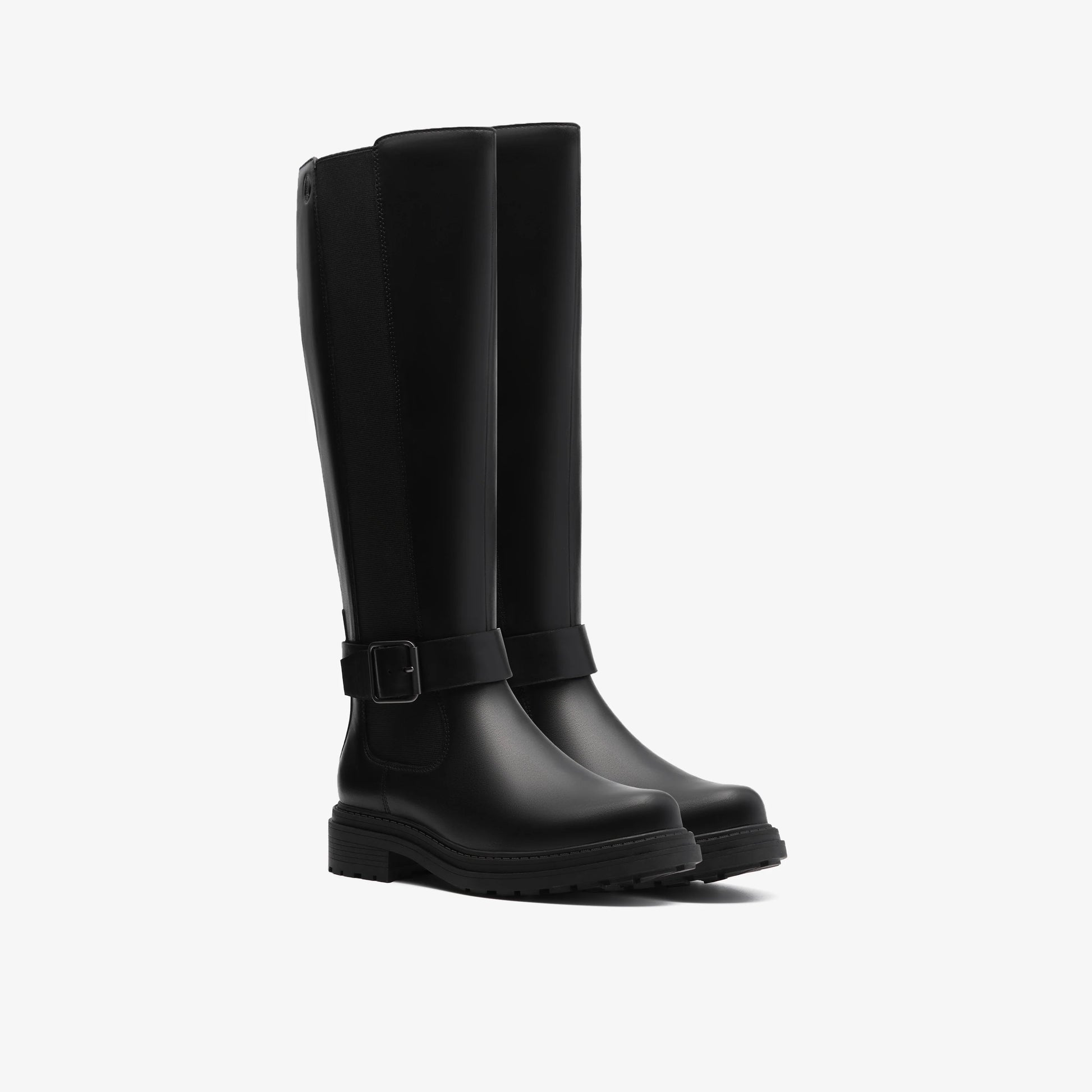 Botas De La Marca Clarks  Para Mujer Modelo Orinoco3 Tall Black Leather En Color Negro
